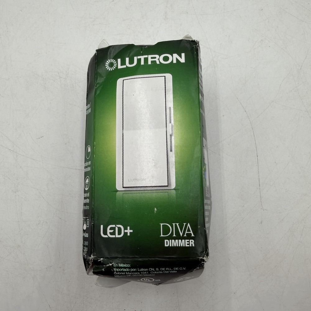 Lutron Diva LED Dimmer Switch with Slide DVCL-153P-GR Gray